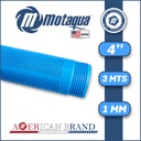 TUBO CASING RANURADO LISO uPVC MOTAQUA MSM CM 4,00" X 3 MTS X 1,00 MM