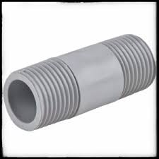 NIPLE CORTO  0,1 A 0,35 MTS PVC SCH 80 SERIE ISA MOD.  1-1/4"