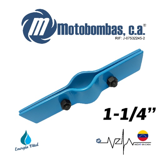 [3753ISA-8500300100-0000] ABRAZADERA A/C SOPORTE DE BOMBA SUMERGIBLE SERIE ISA MOD.    1-1/4"