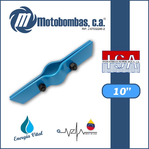 [3753ISA-10-0000] ABRAZADERA A/C SOPORTE DE BOMBA SUMERGIBLE SERIE ISA MOD. 10"