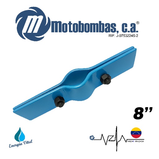 [3753ISA-8-0000] ABRAZADERA A/C SOPORTE DE BOMBA SUMERGIBLE SERIE ISA MOD.  8"