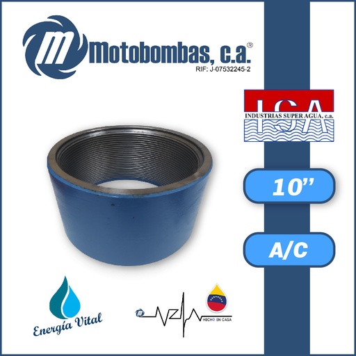 [3953ISA-8500020800-0000] ANILLO CILINDRICO A/C CR-V SERIE ISA MOD. 10"