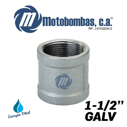 [3865ISA-8500020050-0000] ANILLO NPT A/C GALVANIZADO SERIE VAR MOD. 1-1/2" GALV