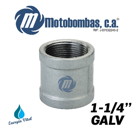 [3865ISA-8500020011-0000] ANILLO NPT A/C GALVANIZADO SERIE VAR MOD.  1-1/4" GALV