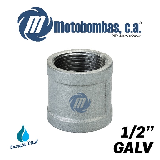 [3865ISA-8500020051-0000] ANILLO NPT A/C GALVANIZADO SERIE VAR MOD.   1/2" GALV