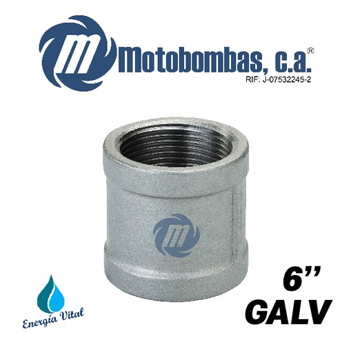 [3865ISA-8500020600-0000] ANILLO NPT A/C GALVANIZADO SERIE VAR MOD. 6" GALV