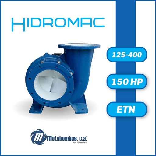 [5125HDM-3161500-0000] BOMBA EJE LIBRE HIDROMAC ETN 125-400 STD P/E  DE 150HP