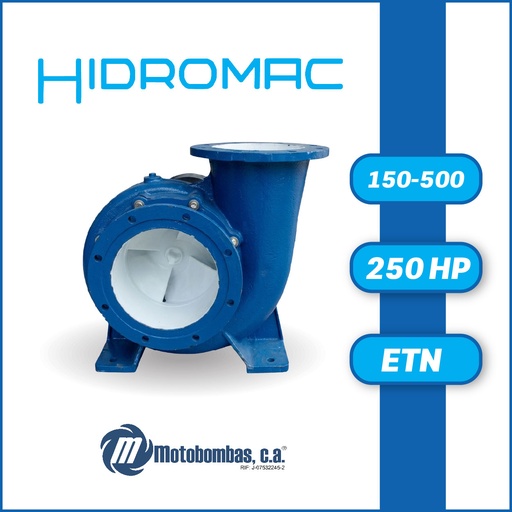 [5125HDM-3162500-0000] BOMBA EJE LIBRE HIDROMAC ETN 150-500 STD P/E  DE 250HP