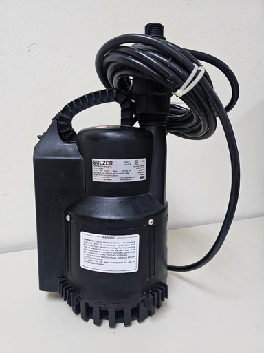 [5365SUL-3300005] BOMBA SUMERGIBLE AGUAS DRENAJE SULZER MODELO ROBUSTA 300 W/TS 60 HZ 0,50HP 115V 1PH