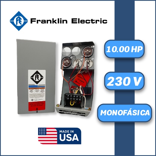 [6005FRA-RF100EST1DX230-MNE3] CAJA ARRANCADORA FRANKLIN ELECTRIC MF SERIE STD  MOD. 282 202 9230 10,00HP 1PH/230V (ESTANDARD)