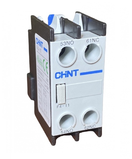 [6415CHT-F4-20] CONTACTO  AUXILIAR MARCA CHINT MONTAJE SUPERIOR 2NA  SERIE NC1 / NC2 MOD. 12/800A