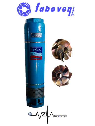 [5503FBV-007504L15AX000-BF01] CUERPO SUMERGIBLE FABOVEN  4" SERIE TSA MOD. 00754L15AX0   40GPM   7,50HP 15ET 2"NPT NEMA4               