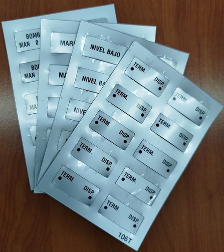 [6914VAR--020122T] ETIQUETA "FALTA FLUJO"