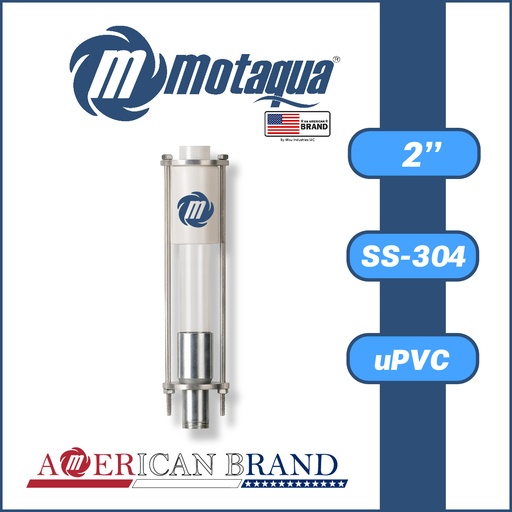 [5965MKD-GUARDABOMSS200-SS304] GUARDA BOMBA MOTAQUA MKD uPVC 2" SS-304