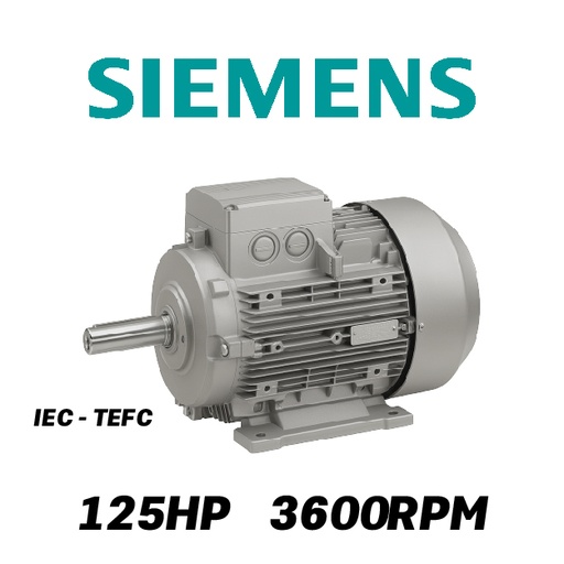 [7905SIE-5SI17905SIE-23T0280M-0AI1] MOTOR HORIZONTAL 125,00HP 3600RPM SIEMENS MS231250 3PH 440V 2P SF 1,15 280M 90,00KW