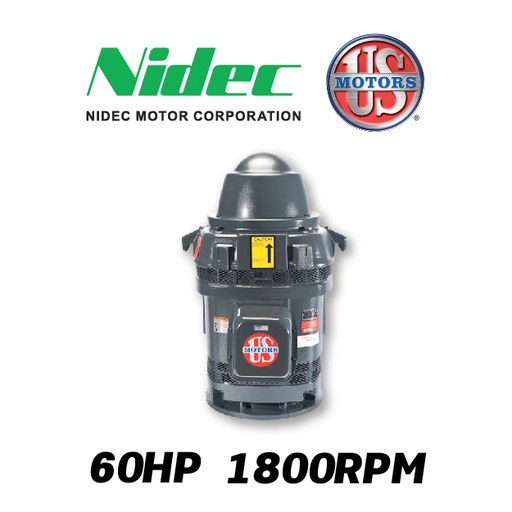 [7605USM-0600] MOTOR VHS   60,00HP 1800RPM US MOTORS HO60P2ML 3PH 220-440V 4P SF 1,15 12W Y-D 364TP WP1 HT NRR CI