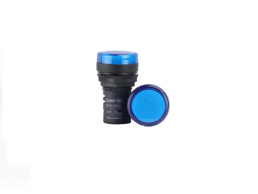 [6335CHT-ND16 - 22CS/4 B] PILOTO LUMINOSO LED  MARCA  CHINT  MOD. ND16-22   COLOR AZUL  220V  22MM