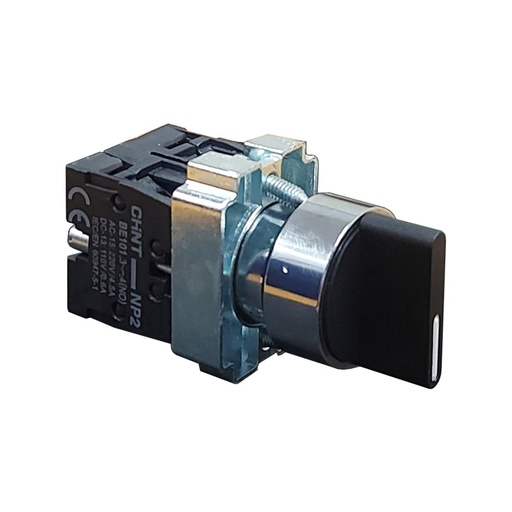 [6305CHT-CHT-NP2 - BJ33] SELECTOR METALICO  3 POSICIONES  2NO  MARCA CHINT  MOD. NP2-BJ33  22MM