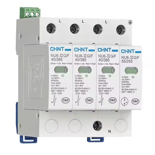 [6465CHT-NU6-IIG-44065] SUPRESOR DE PICOS MARCA CHINT  SERIE  NU6-IIG  MOD.  440V/65KA/2,0KV