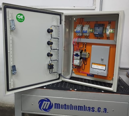 [6013MDE-T71121MO0007] TABLERO POTENCIA Y CONTROL P/MOTOR MOTAQUA MF SERIE MTS MOD. TMDEM4ORSF07F  0,75HP 1PH/230V CON CAJA DE CAPACITORES
