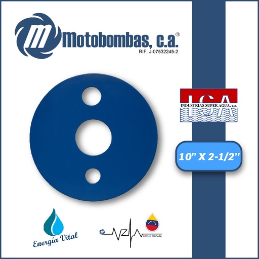 [3723ISA-85002110005] TAPA SANITARIA SERIE ISA MOD. 10" X 2-1/2"