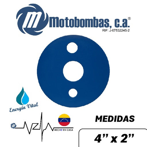 [3723ISA-8500210FBV-8014] TAPA SANITARIA SERIE ISA MOD.         4" X 2"