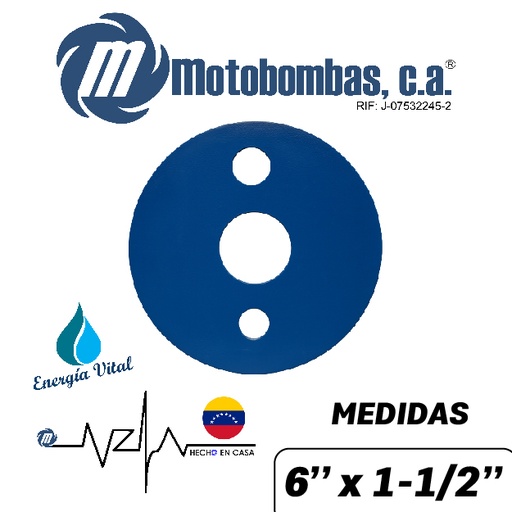 [3723ISA-8500210FBV-6002] TAPA SANITARIA SERIE ISA MOD.       6" X 1-1/2"
