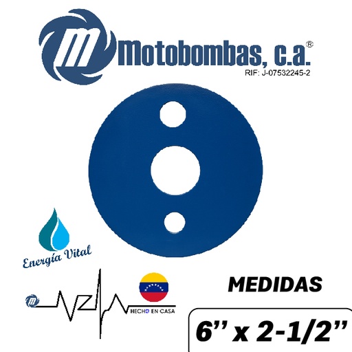 [3723ISA-8500210FBV-6005] TAPA SANITARIA SERIE ISA MOD.       6" X 2-1/2"