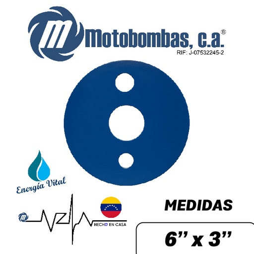 [3723ISA-8500210FBV-6006] TAPA SANITARIA SERIE ISA MOD.       6" X 3"