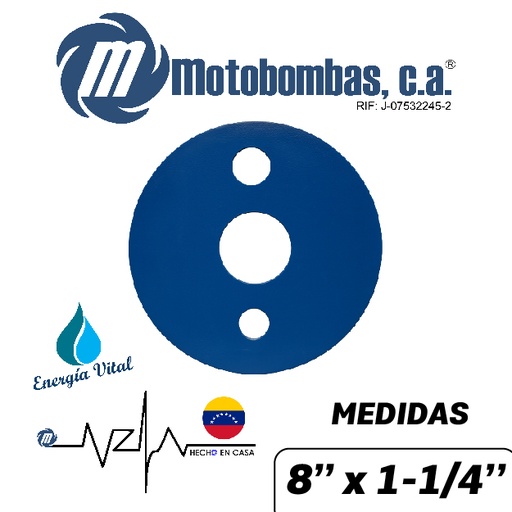 [3723ISA-8500210FBV-8003] TAPA SANITARIA SERIE ISA MOD.       8" X 1-1/4"