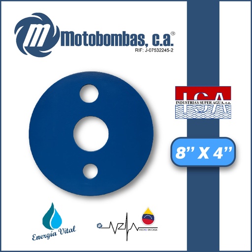 [3723ISA-8500210FBV-8007] TAPA SANITARIA SERIE ISA MOD.      8" X 4"