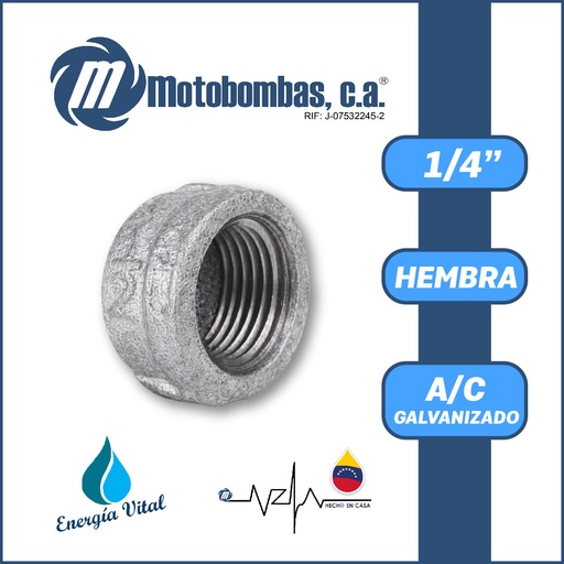 [3835ISA-8500020500] TAPA A/C GALVANIZADA SERIE VAR MOD. H 1/4"