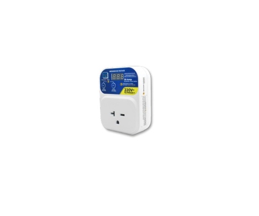 [6625VAR-TQ-PAM240-1] PROTECTOR DE VOLTAJE DIGITAL PARA AIRES ACONDICIONADOS MARCA TQ  MOD. TQ-PAR220-1 220/260V ENCHUNFABLE
