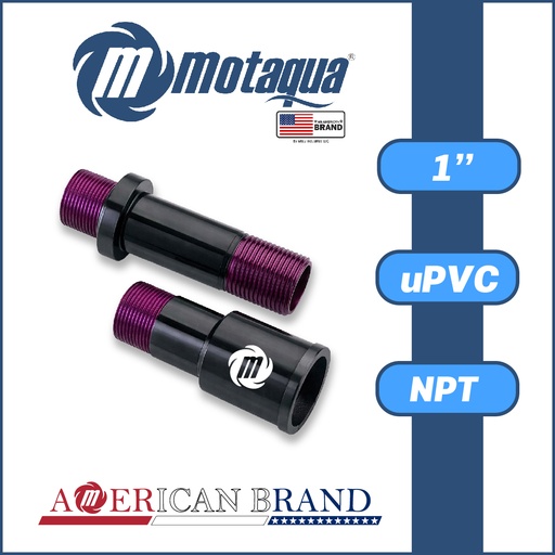 [5955MKD-ADAPSUPINHD100-HIERRODUCTIL] ADAPTADOR COLUMNA uPVC MOTAQUA MKD TOP-BOTTON 1" DUCTILE IRON