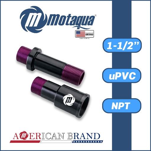[5955MKD-ADAPSUPINHD150-HIERRODUCTIL] ADAPTADOR COLUMNA uPVC MOTAQUA MKD TOP-BOTTON 1-1/2" DUCTILE IRON