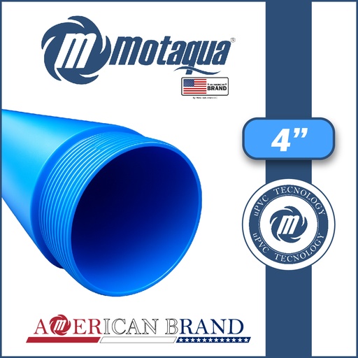 [5985MKD-ELEVCASING0400-ACER] ELEVADOR DE TUBERIA CASING uPVC MOTAQUA 4" TIPO ROSCADO CUADRADA SERIE MKD MOD. ELEVUPVCKD400