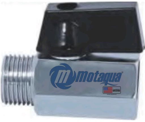 [4215MFD-BMHM0025PN010R-0000] VALVULA ARRESTO MOTAQUA SERIE MFD PN10 ROSCADA M/H STD NIQUELADA A MOD. 1/4"