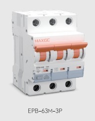 [6475MXG-EPB-63M/3-16] BREAKER TERMOMAGNETICO 3P MARCA MAXGE SERIE EPB-63M/1 MOD. 16A